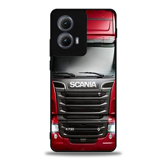 red scania truck Motorola Moto Edge Case