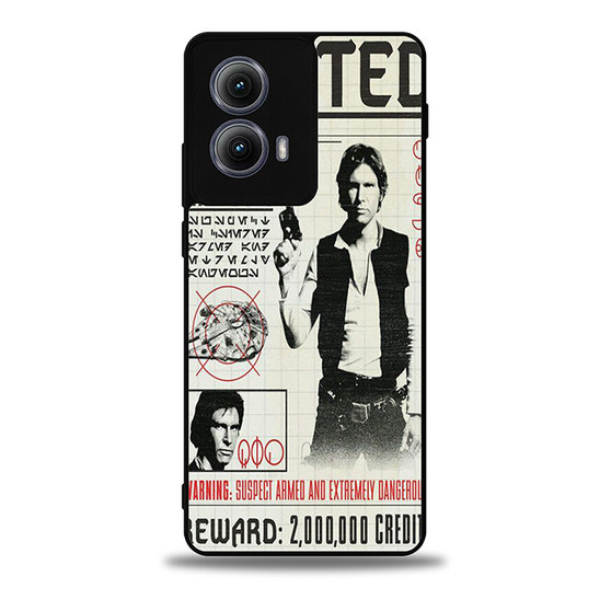 Star Wars Wanted Han Solo Motorola Moto Edge Case