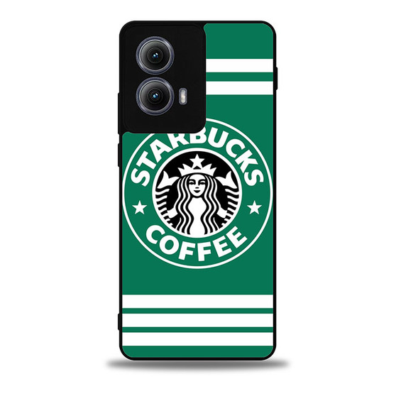 Starbucks Strip Logo Motorola Moto Edge Case