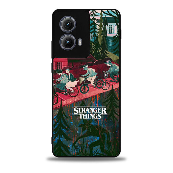 Stranger Things Art Poster Motorola Moto Edge Case