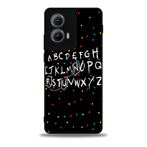 Stranger Things Code Motorola Moto Edge Case