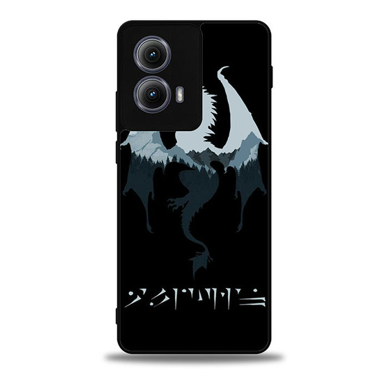 The Elder Scroll of Skyrim a Dragon Born Motorola Moto Edge Case