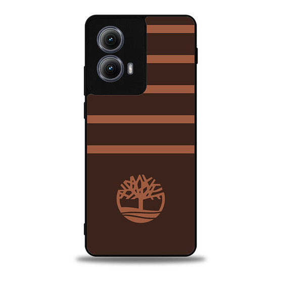 Timberland Strips Motorola Moto Edge Case
