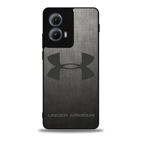 Under Armour Dark Metal Motorola Moto Edge Case