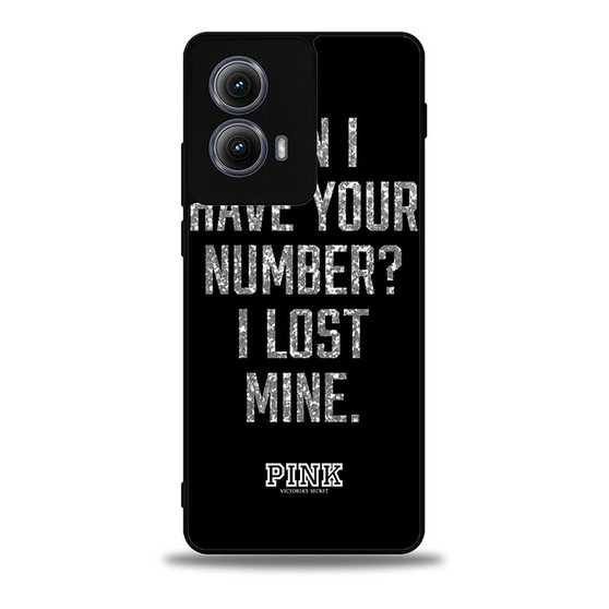 Victoria's Secret Pink Quotes Motorola Moto Edge Case