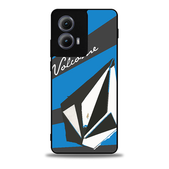 volcom blue Motorola Moto Edge Case
