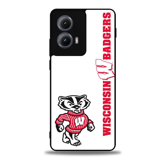 Wisconsin Badgers American Football 5 Motorola Moto Edge Case