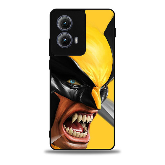 Wolverine Yellow Custom Motorola Moto Edge Case