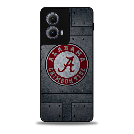 Albama Crimson Tide Metal Motorola Moto Edge Case