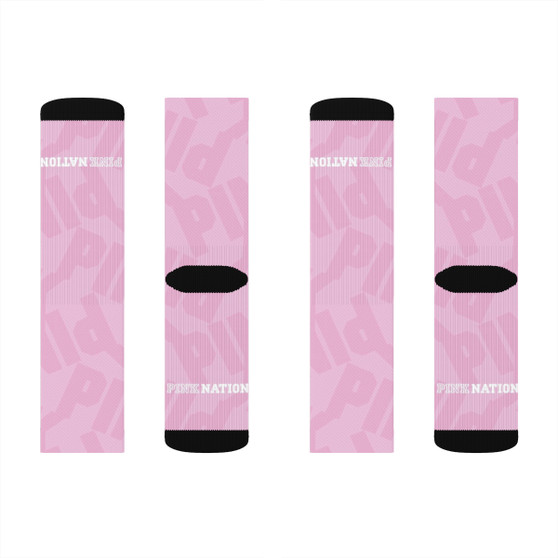 Pink Nation Victoria Secret premium unisex adult socks