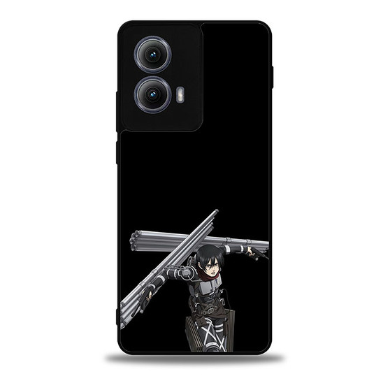 Attack on Titan Mikasa Motorola Moto Edge Case