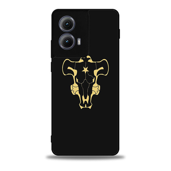 Black Clover The Black Bulls Logo Motorola Moto Edge Case