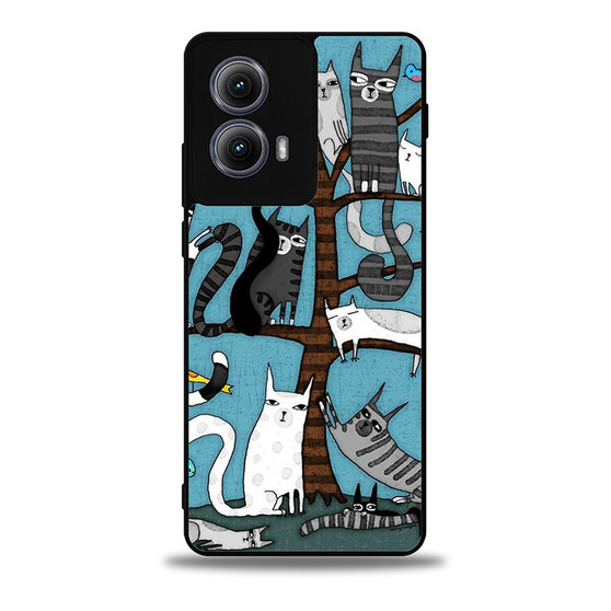 Cat Tree Motorola Moto Edge Case