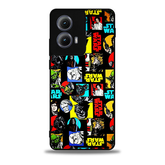 Classic Starwars Collage Motorola Moto Edge Case