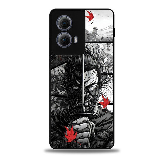Ghost of Tsushima Jin art Motorola Moto Edge Case