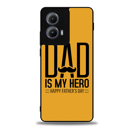 My Dad is My Hero Motorola Moto Edge Case
