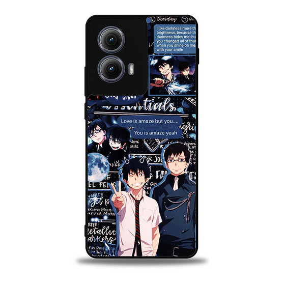 Blue Exorcist Quotes Motorola Moto Edge Case