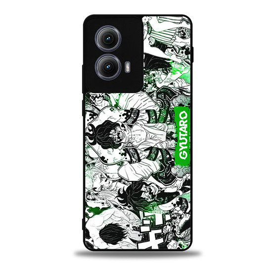 Demon Slayer Gyutaro art Motorola Moto Edge Case