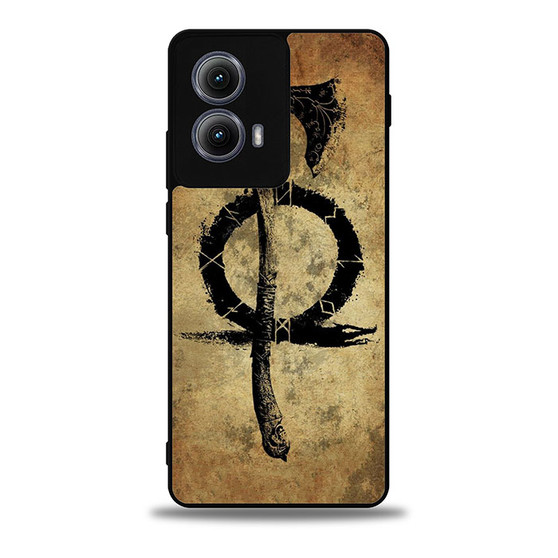 God of War Ragnarok Logo Axe Motorola Moto Edge Case