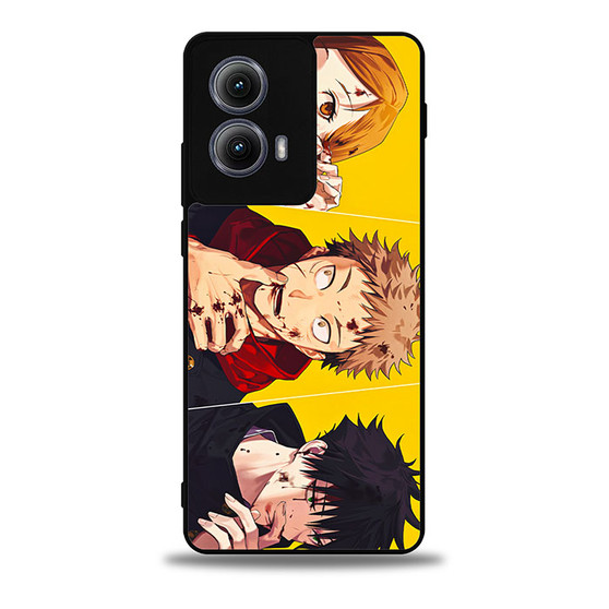 Jujutsu Kaisen Main Characters Motorola Moto Edge Case