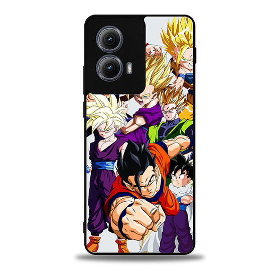 Son Gohan Dragon Ball Collage Motorola Moto Edge Case