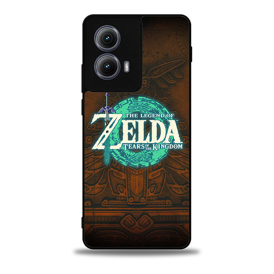 The Legend of Zelda Tears of the Kingdom Logo Art Motorola Moto Edge Case