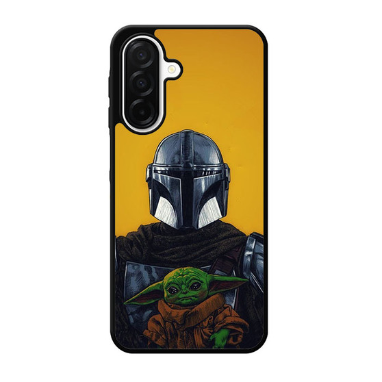 The Mandalorian Boba Fett and Baby Yoda Art Samsung Galaxy A26 5G Case