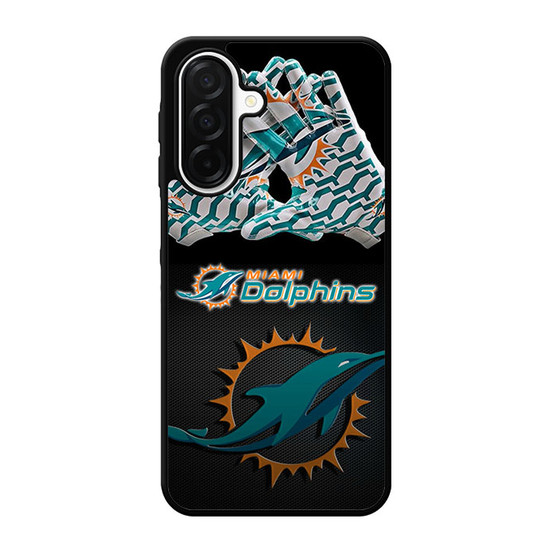 miami dolphins receiver gloves Samsung Galaxy A26 5G Case