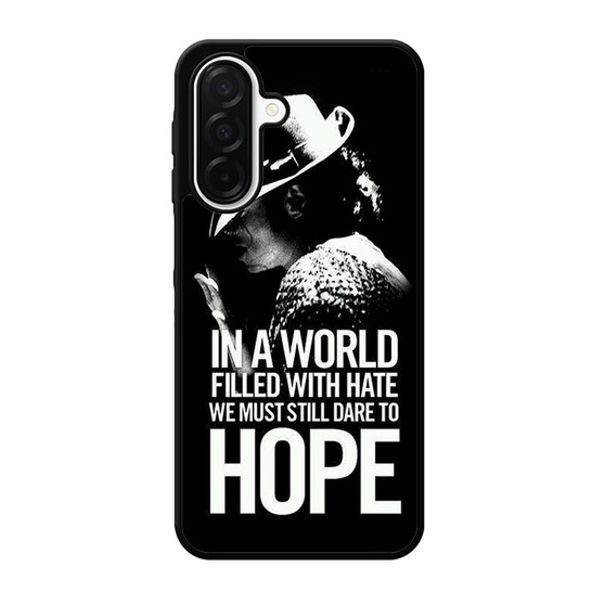 Michael Jackson Quotes Samsung Galaxy A26 5G Case