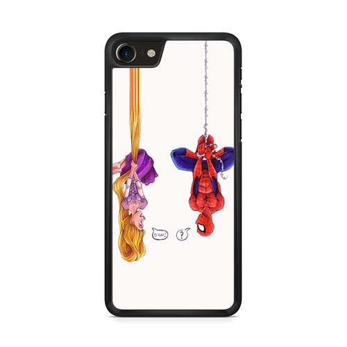 Disney tangled and spiderman funny Art iPhone 8 | iPhone 8 Plus Case
