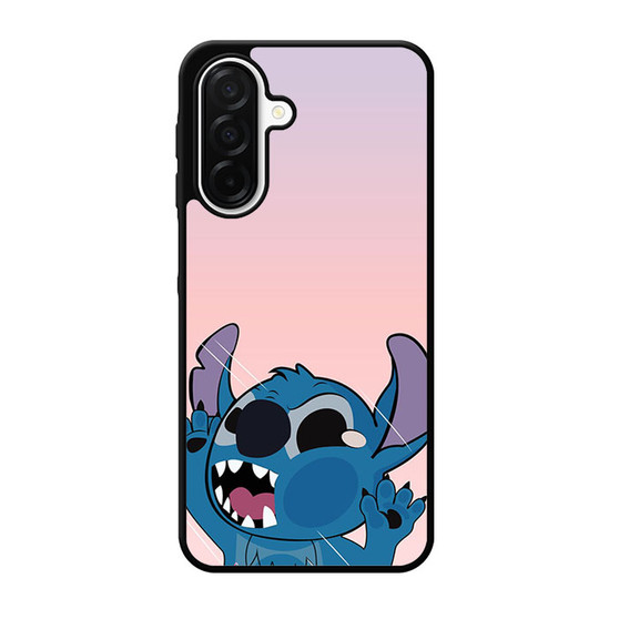 Stitch Funny Hitting Glass Samsung Galaxy A26 5G Case