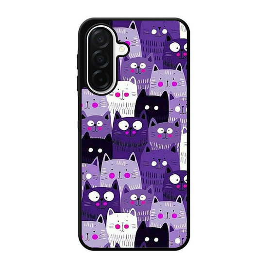 Purple Cat Collage Samsung Galaxy A26 5G Case