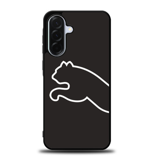black puma half logo Samsung Galaxy A36 5G Case