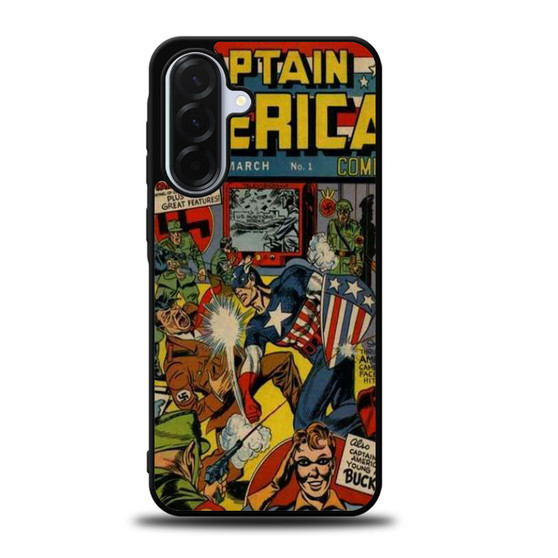 Comic Cover Captain America Samsung Galaxy A36 5G Case