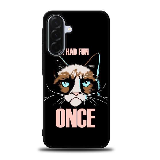 Grumpy Cat Quote Samsung Galaxy A36 5G Case