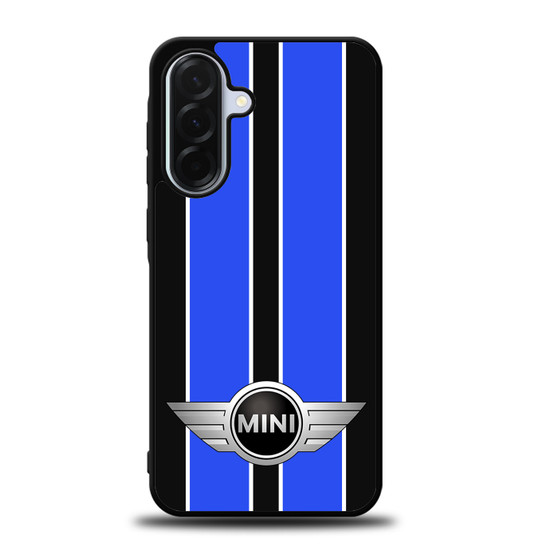 Mini Cooper Black And Blue Samsung Galaxy A36 5G Case