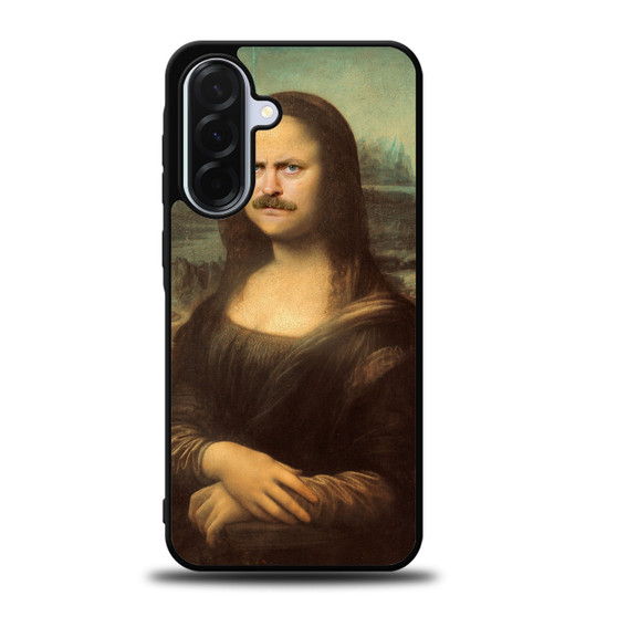 ron swanson monalisa Samsung Galaxy A36 5G Case