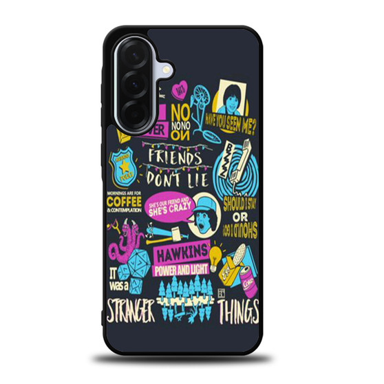 Stranger Things Collage Samsung Galaxy A36 5G Case