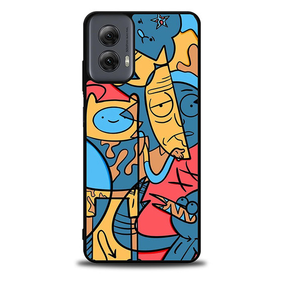 Adventure time rick and morty Motorola Moto G Power Case