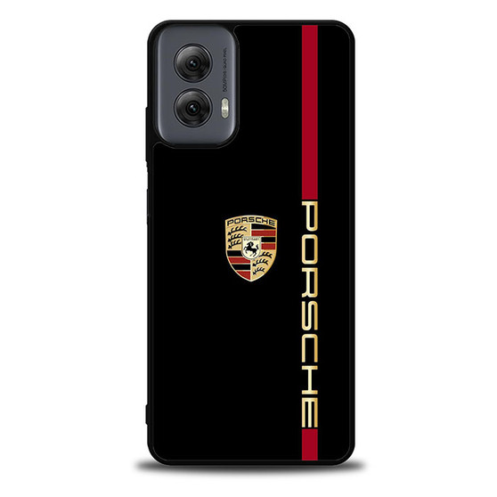 Porsche black car Motorola Moto G Power Case