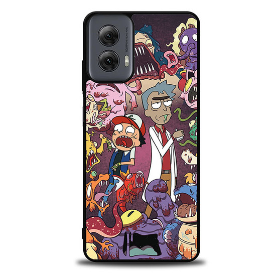 Rick and Mort Pokemon Style Motorola Moto G Power Case