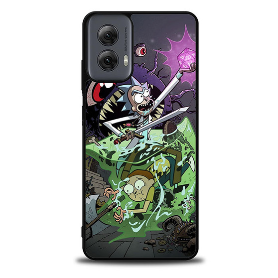 Rick And Mortys Dungeons & Dragons Motorola Moto G Power Case