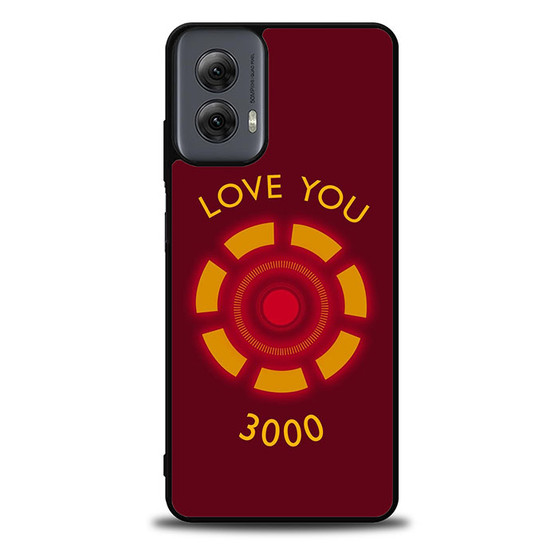 Avengers End Game Ironman Quote I Love You 3000 Motorola Moto G Power Case