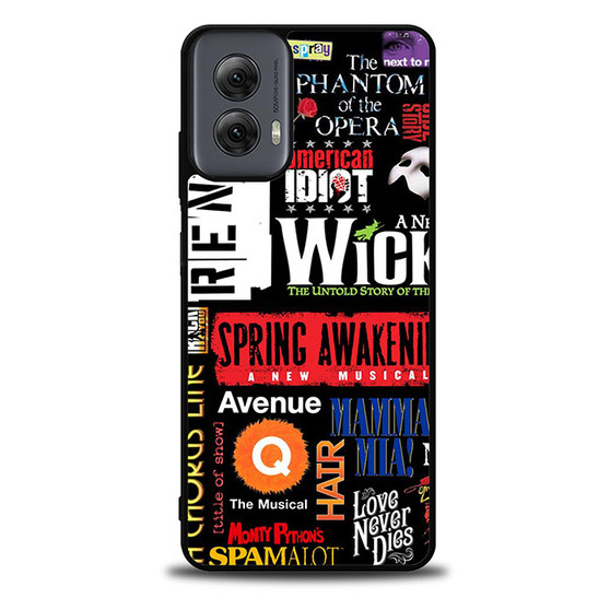 brodway musical collage Motorola Moto G Power Case