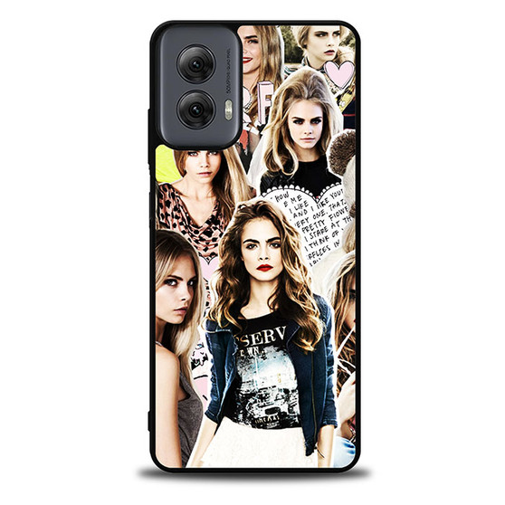 Cara Delevingne Collage Motorola Moto G Power Case