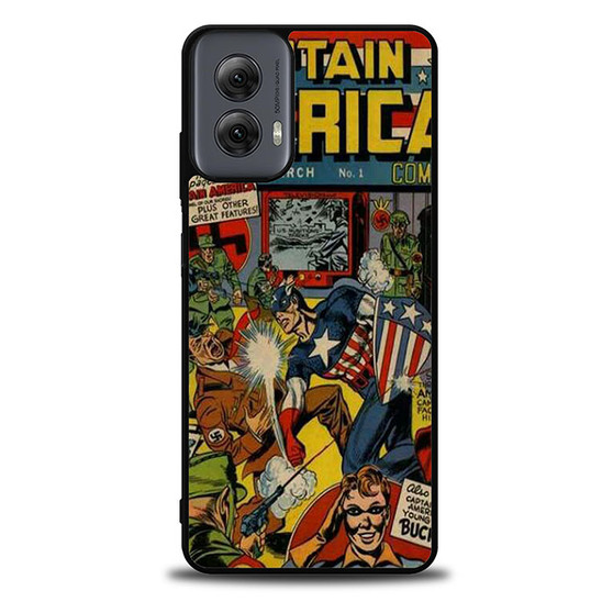 Comic Cover Captain America Motorola Moto G Power Case