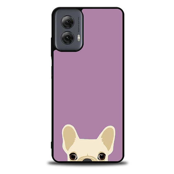 Cute French Bulldog pink Motorola Moto G Power Case