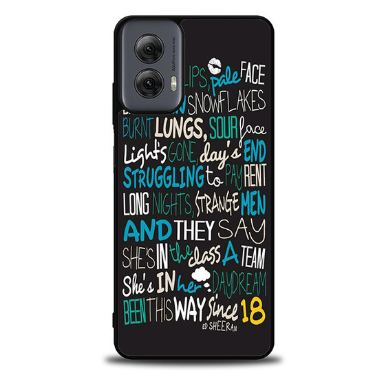 Ed Sheeran Quotes 3 Motorola Moto G Power Case