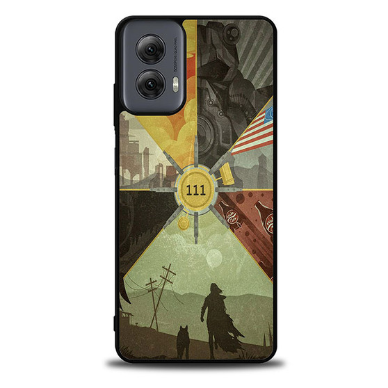 Fallout 4 Collage Arts Motorola Moto G Power Case