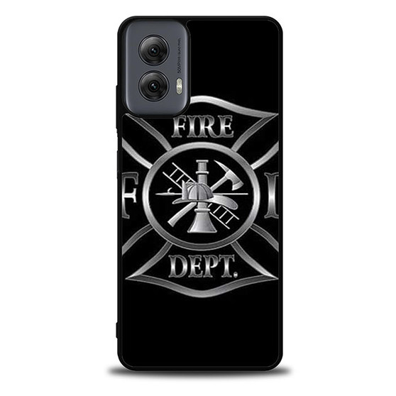 Firefighter silver crest Motorola Moto G Power Case